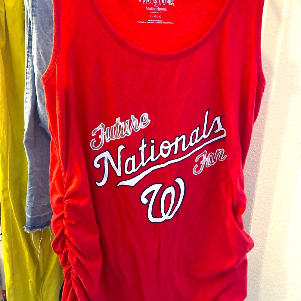 Washington Nationals maternity shirt